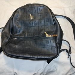 London Fog Black Leather Bag