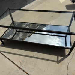Glass Top Modern Coffee Table
