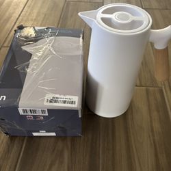 Thermal Coffee Carafe. Hot or Cold Drinks. Double Walled Insulated Vacuum Flask 