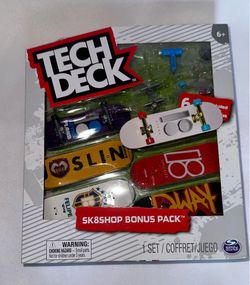Tech Deck Sk8shop Bonus Pack Plan B Edition, 6 Fingerboards