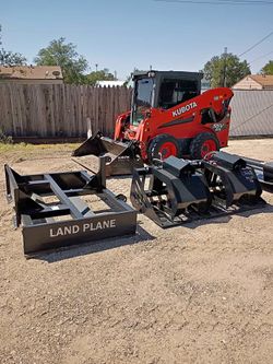 2019 Kubota SSV 65 Skid Steer + Full Attachment Package