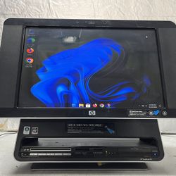 HP Pavilion Touchsmart Touchscreen PC 22” 500GB HDD Windows 11 & Office - $39