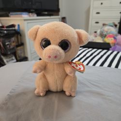 New. Ty. Beanie Boos. Piggley The Pig.