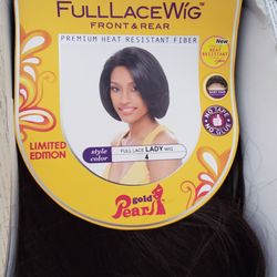 Lace front wig