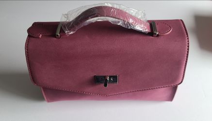 Vanessa Williams Posh Suede Collection Crossbody Bag,  Color- Merlot