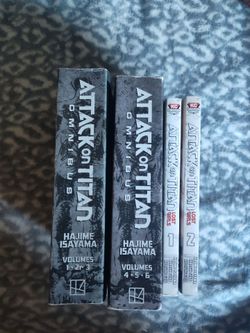 Attack on titan omnibus 1-6 and lost girls 1&2