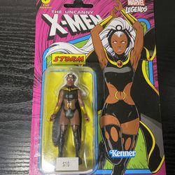 X MEN STORM 3.5"  Mini Action Figure Marvel Kenner 