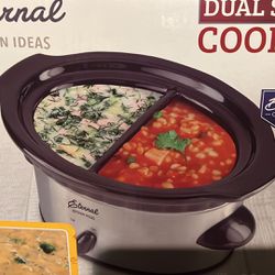 Eternal Dual Crock Pot Slow Cooker