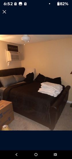 Queen Leather Bed Frame