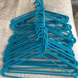 Turquoise, Plastic Hangers, Rare Color