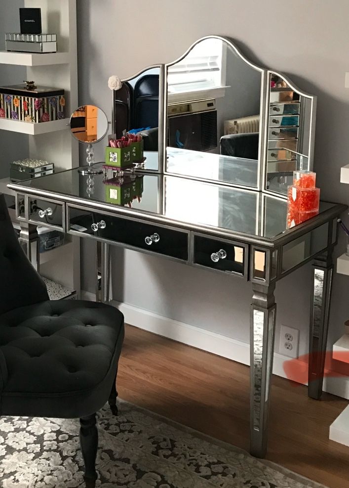 Elegant Mirrored Desk /vanity