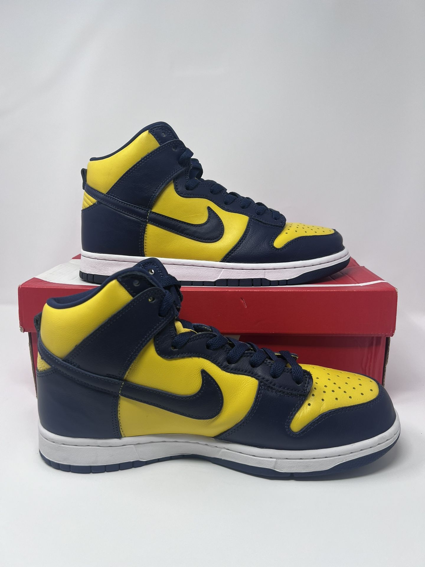 Nike Dunk High Michigan 2020 Varsity Maize Midnight Navy CZ8149