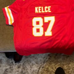 New Woman’s Xl  NFL 87  KELCE Jersey Never Washed Or worn 