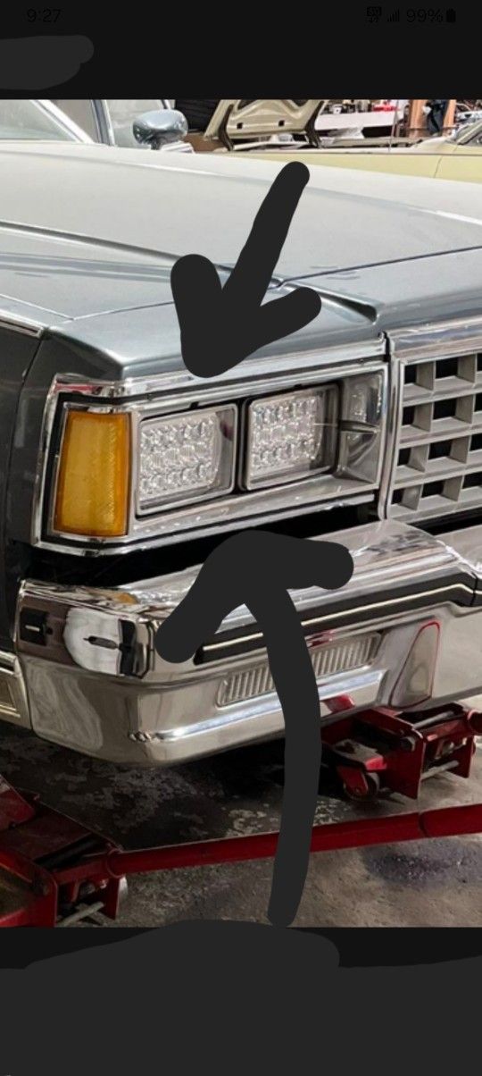 WHITE LEDS HEAD LIGHTS FOR CHEVY CAPRICE NEW