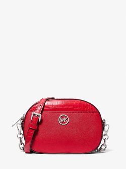 Michael Kors Jet Set Glam Small Oval Crossbody Bag