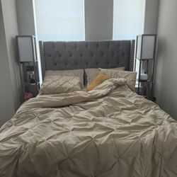 Queen size Bed + Bed frame