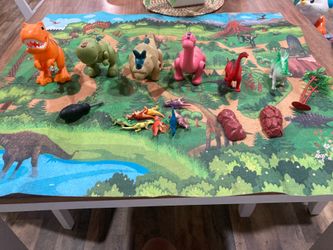 Dinosaurs and carpet