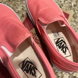 Hot Pink Slip Ons 