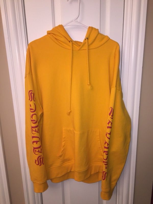 F21 SAVAGE yellow hoodie (Size L)