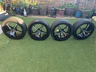 Tires With Rim Set