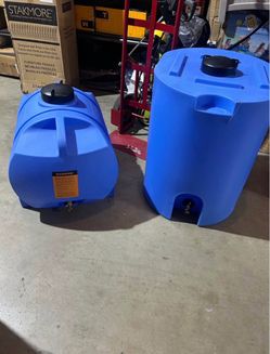 55 gallon and 35 gallon water tanks NEW !!
