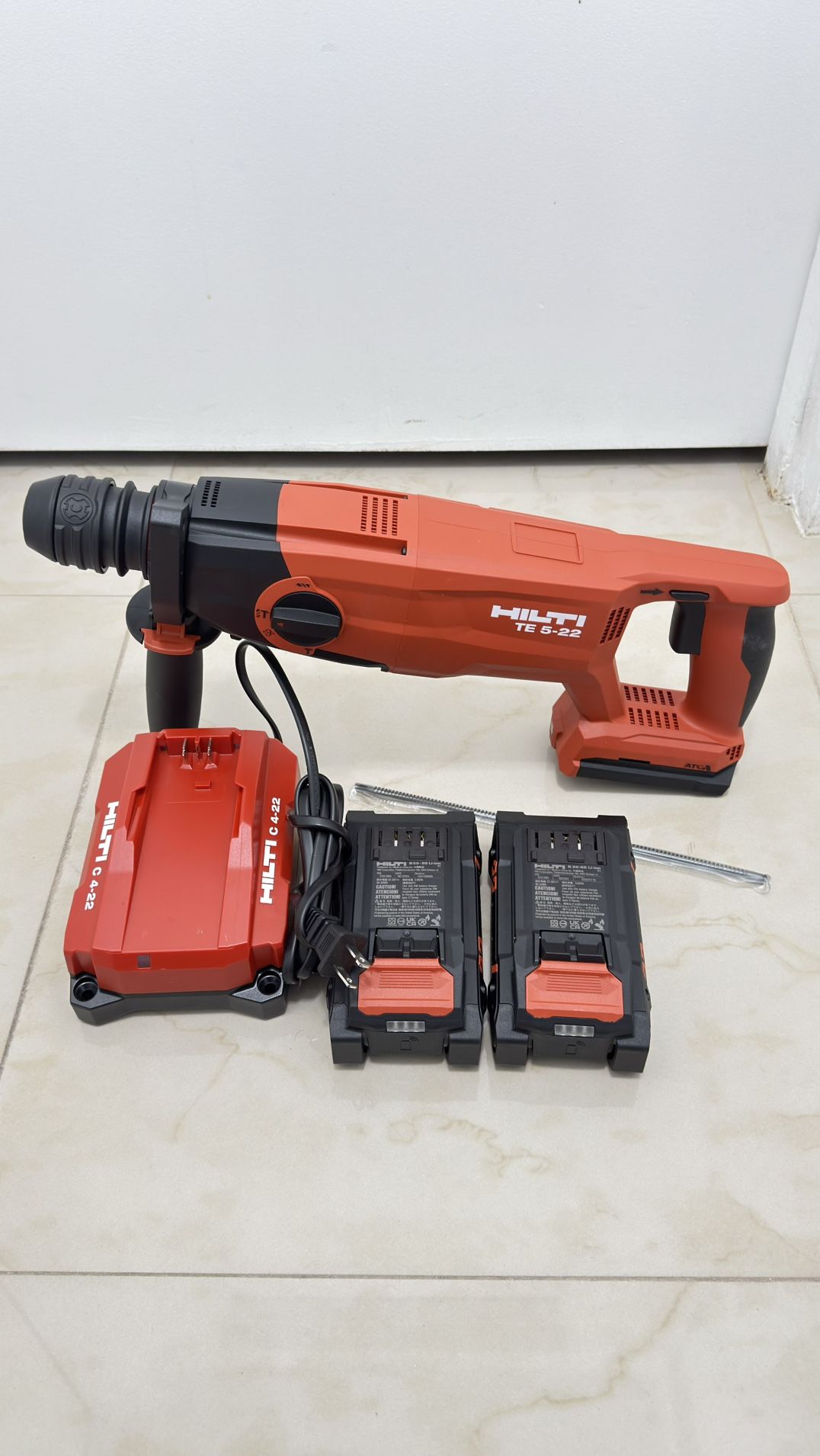 Hilti Cordless Rotary Hammer TE 5-22