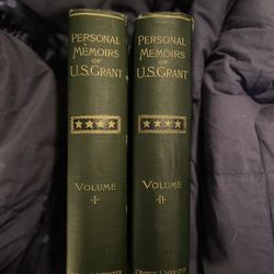 Personal Memoirs of U.S. Grant, in Two Volumes. 1st Ed. 1885, 1886