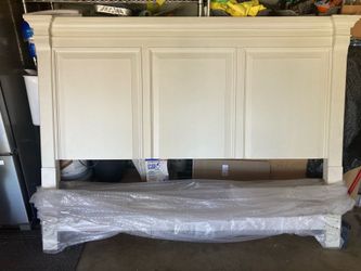 White King size headboard