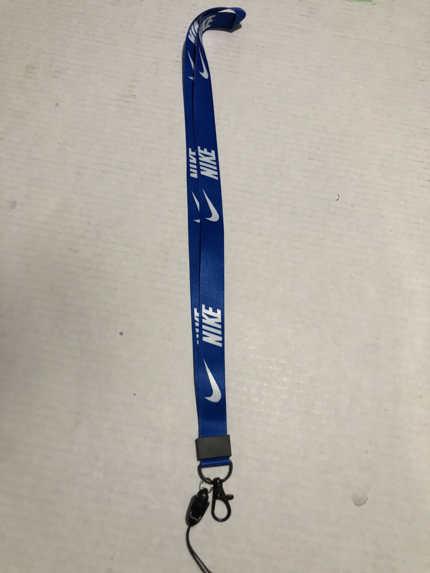 Blue Nike Lanyard Detachable Keychain Badge