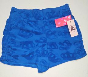 Juicy Couture Blue Leopard Shorts Size XS