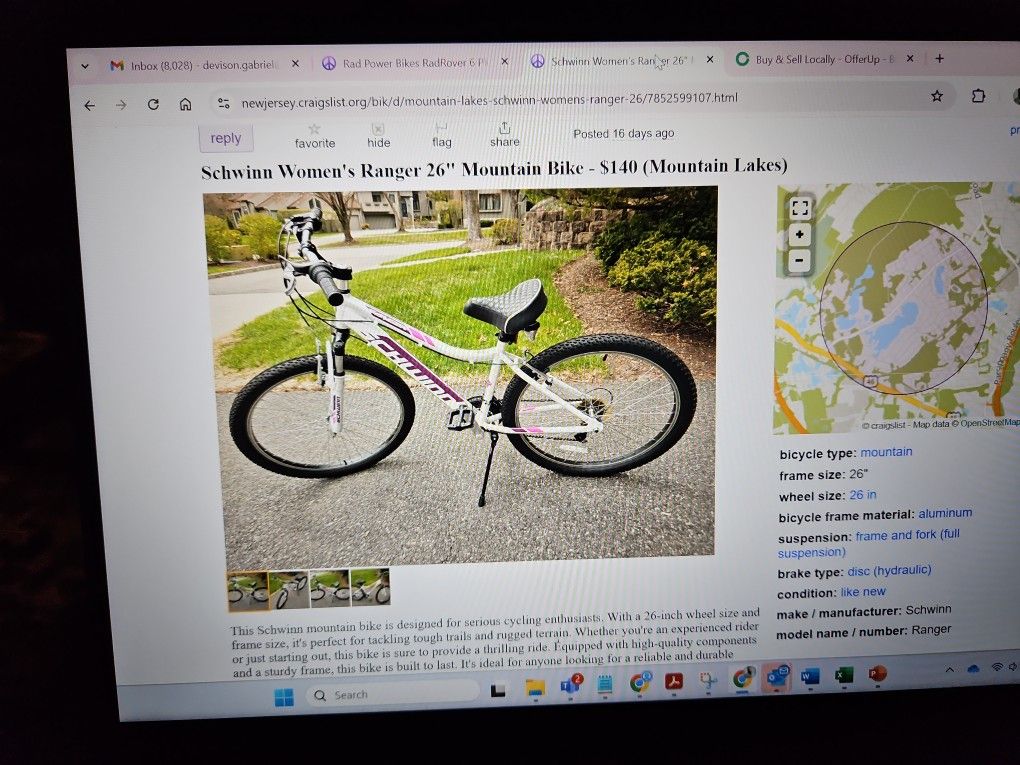Schwinn Women's Ranger 26" Mountain Bike