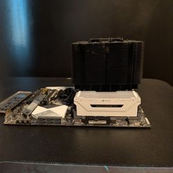 WORKING PC PARTS! (i7 9700k, 64GB RAM, NOCTUA CPU FAN + MOBO)