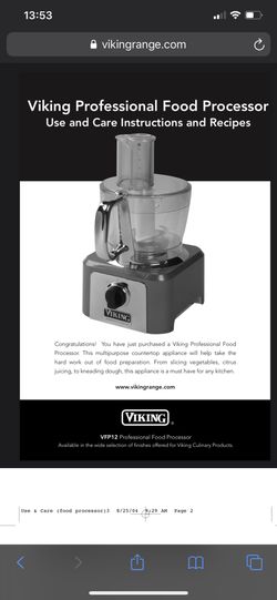Viking food processor online