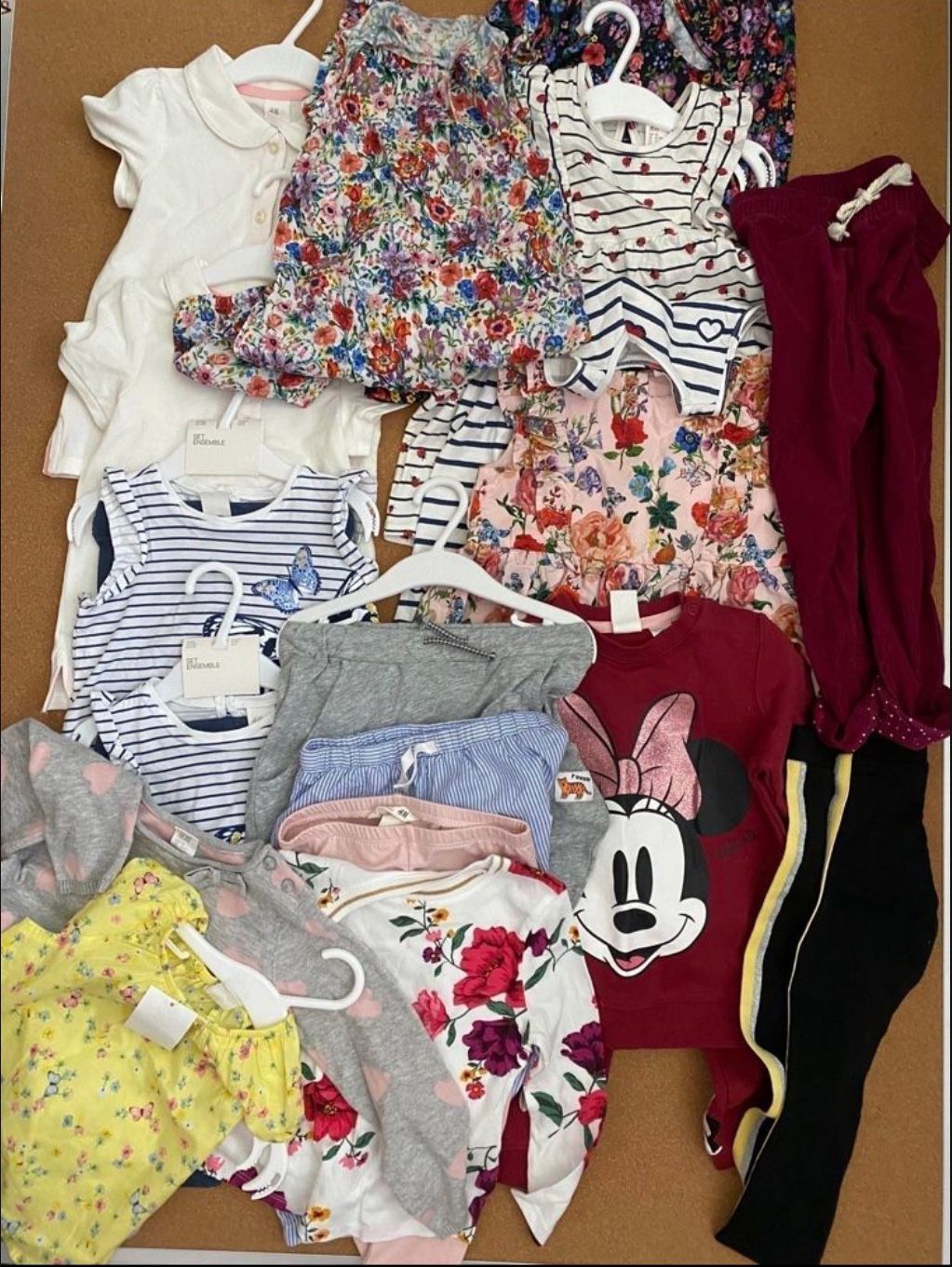22 Brand New Items H&M clothes for baby girl 12-24 Months