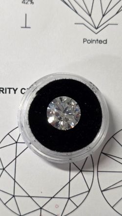 4CT Round Cut Lab Diamond