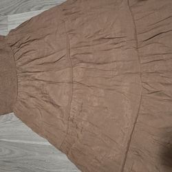 New Woman Brown Summer Dress