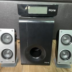 iHome Stereo With Subwoofer And Remote