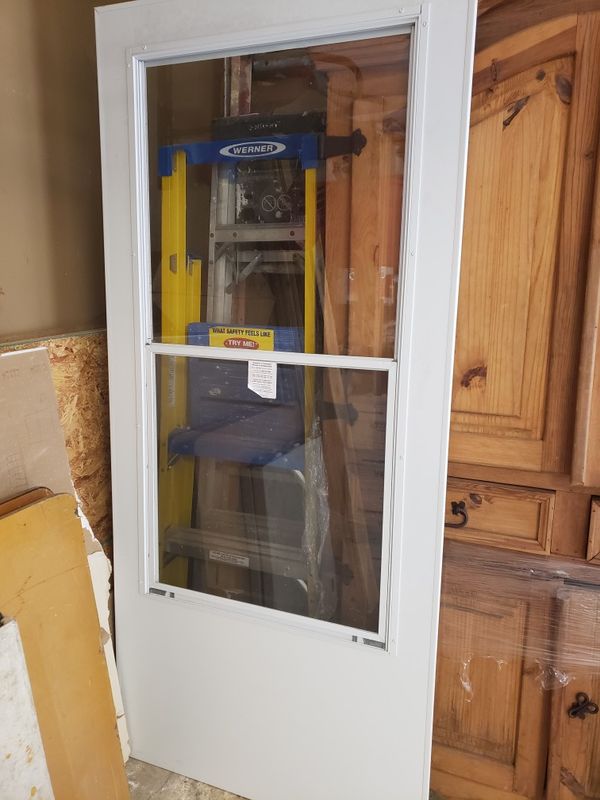 1 36x80 storm door has no hardware just door for Sale in San Antonio