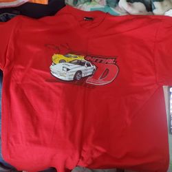 Super Rare Initial D Initial DT Shirt Kodansha 86 Hachiroku size XL clean