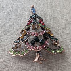 Christmas Tree Brooch 