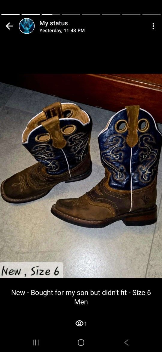 New Red Diamond boots