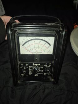Vintage Simpson Electric Company Meter Case