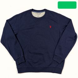 U.S. Polo Assn. Navy Luxury Feel Sweatshirt Size L