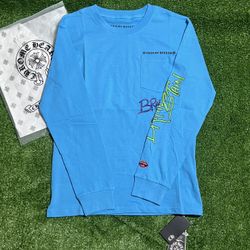 Blue Chrome Hearts Long Sleeve 
