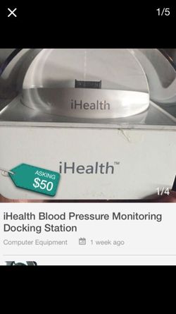iHealth Blood Pressure Monitoring Docking Station