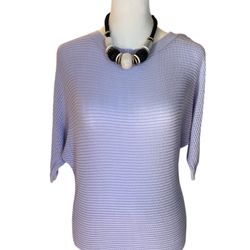 Express Lightweight Short Sleeve Purple Sweater
