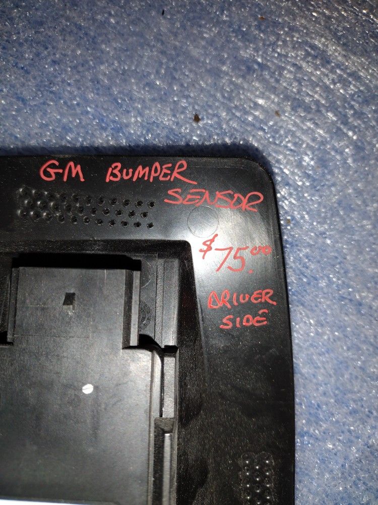 General Motors Rear Bumper Sensor Goes On The Inside Of The Bumper
