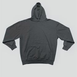 Dark gray blank Pro hoodie sweatshirt Size Large 