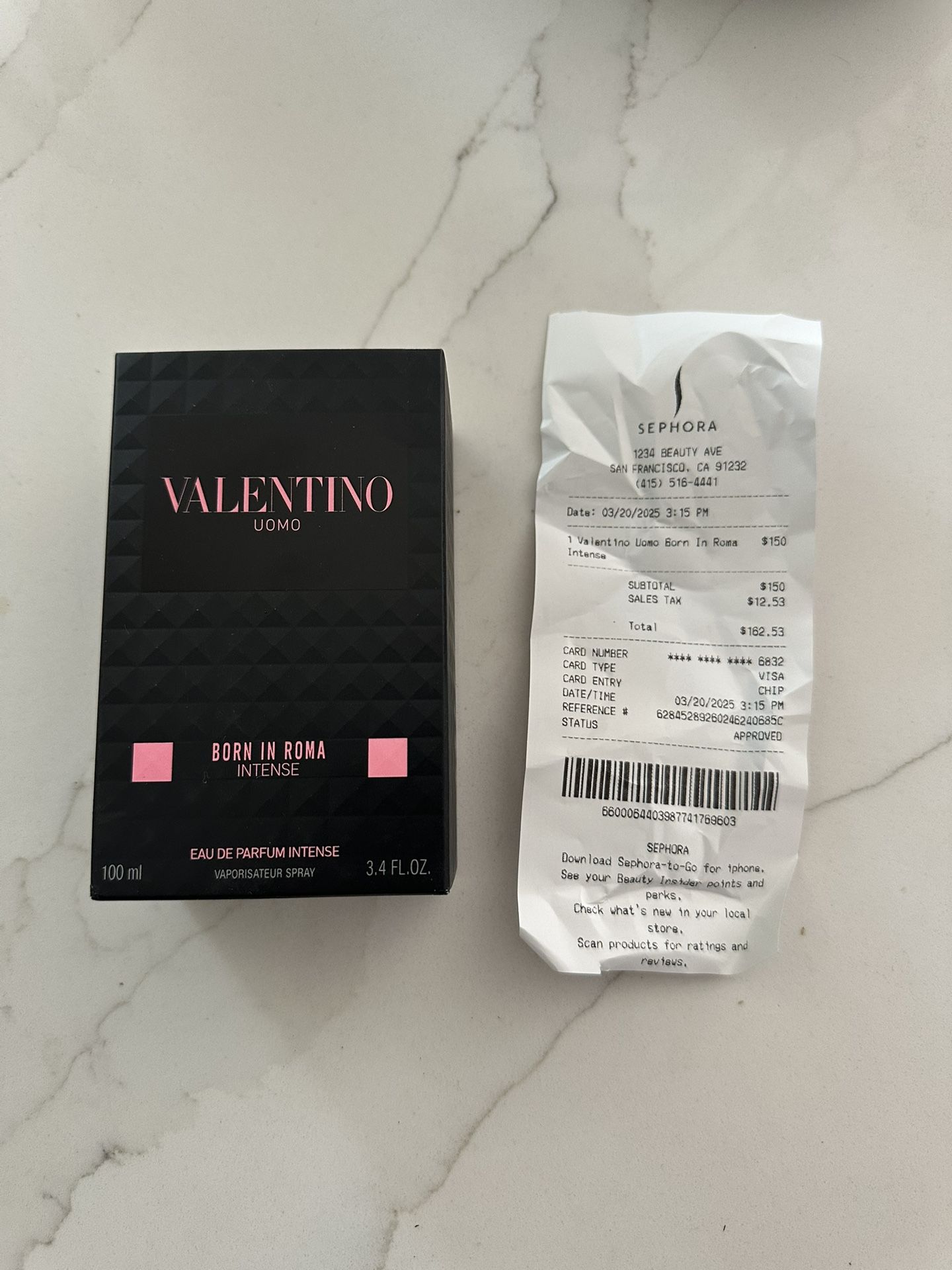 Valentino Uomo Born In Roma 3.4 oz - **COMES WITH RECEIPT**