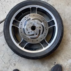 Front Harley Rim Off A 2006 Road Glide